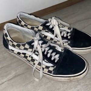 checkered vans